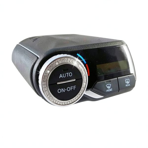 TOMALL Nissan Sentra AC Knob Cover Zinc Alloy Crystal-3