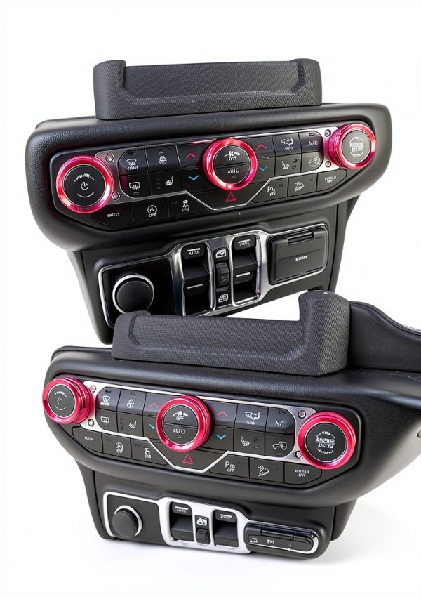 Savadicar Jeep Wrangler Climate Control Knob Aluminum-6