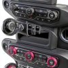 Savadicar Jeep Wrangler Climate Control Knob Aluminum-4