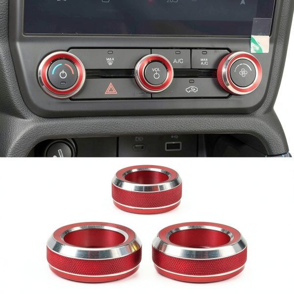Agulier Air Conditioner Knob Covers Aluminum Alloy Ranger-0