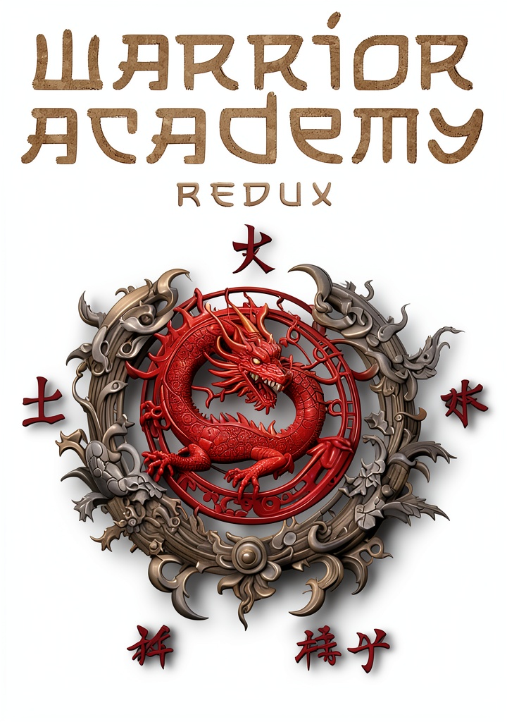 Warrior Academy eBook cover showcasing fantasy elements
