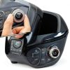 TOMALL Bling AC Knob Cover Zinc Alloy Crystal Design Car-4