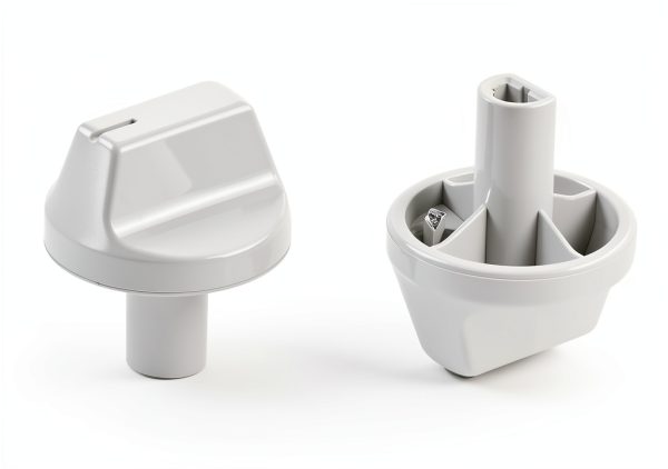 Anniparts GE Air Conditioner Knob Replacement Plastic White-5