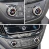 TOMALL Bling AC Knob Cover Zinc Alloy Crystal Design Car-5