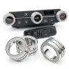 TOMALL Air Conditioner Knob Zinc Alloy Crystal Design Honda-0