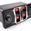 Hoqqf Jeep AC Knob Covers Metal Anti Slip Easy Install-6