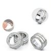 TOMALL Air Conditioner Knob Zinc Alloy Crystal Design Honda-4