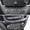 TOMALL Bling AC Knob Cover Zinc Alloy Crystal Design Car-3