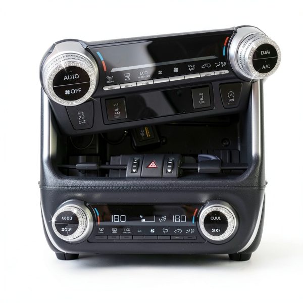 TOMALL AC Knob Cover Zinc Alloy Easy Install Car Accessory-3