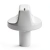 Anniparts GE Air Conditioner Knob Replacement Plastic White-1