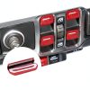 Hoqqf Jeep AC Knob Covers Metal Anti Slip Easy Install-4