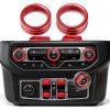 Hoqqf Jeep AC Knob Covers Metal Anti Slip Easy Install-0