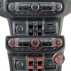Hoqqf Jeep AC Knob Covers Metal Anti Slip Easy Install-5