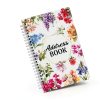 Ceiba Tree Floral Address Book Hardcover Spiral Notebook with Tabs-6