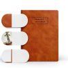 Happyaokeland Brown PU Leather Address Book-3