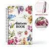 Ceiba Tree Floral Address Book Hardcover Spiral Notebook with Tabs-1