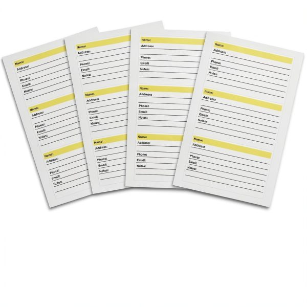 Ceiba Tree Floral Address Book Hardcover Spiral Notebook with Tabs-3