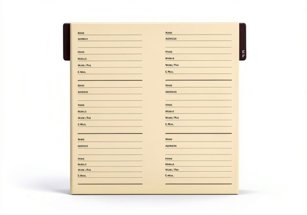 Peter Pauper Press Address Book with Wire-O Binding 160-Page Ruled-4