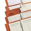Happyaokeland Brown PU Leather Address Book-2