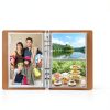 Happyaokeland Brown PU Leather Address Book-5