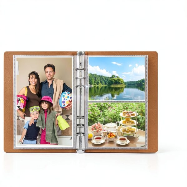 Happyaokeland Brown PU Leather Address Book-5