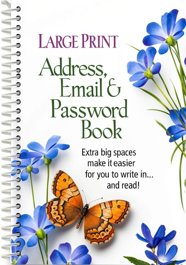 Large Print Address Keeper by Fox Valley Traders Office-0