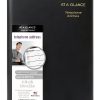Black Vinyl Address Book by AT-A-GLANCE Office-2