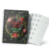 Ceiba Tree Christmas Address Book Spiral 8.2x5.7in with Labels-4