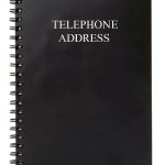 Nokingo Address Book 5x7 Metal Black Telephone & Birthday Organizer-0