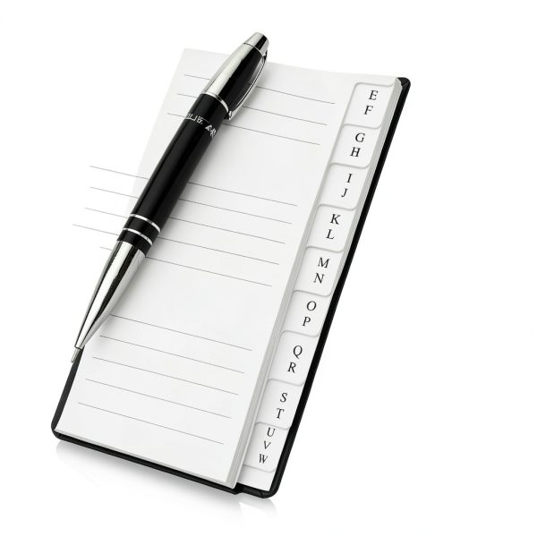 Nokingo Address Book 5x7 Metal Black Telephone & Birthday Organizer-6
