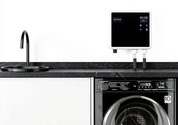 Ozone Laundry Washer System SantiCleana 2‑Outlet Sprayer Black Hose-1