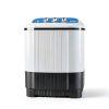 Portable Washer and Dryer EUASOO Twin Tub 24Lbs Compact 2-in-1-3