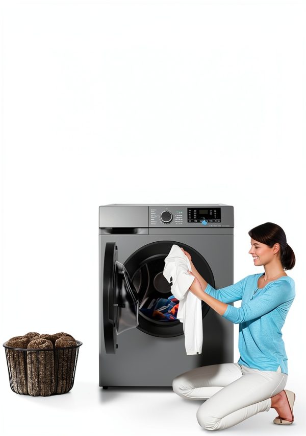 24 Inch Front Load Ventless Washer Dryer Combo Generic 26.5lb Capacity-2