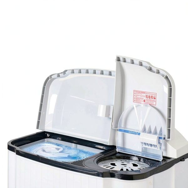 Portable Washer and Dryer EUASOO Twin Tub 24Lbs Compact 2-in-1-5