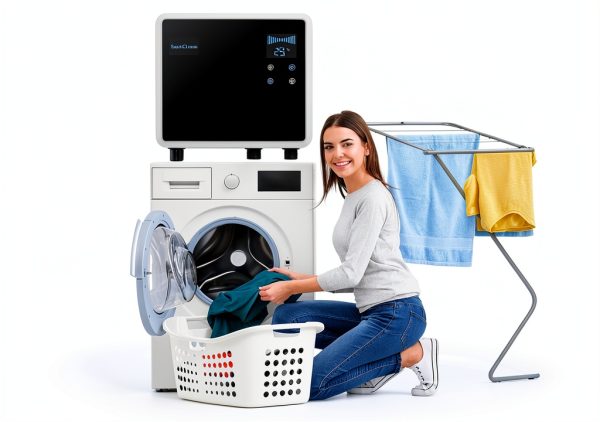 Ozone Laundry Washer System SantiCleana 2‑Outlet Sprayer Black Hose-7