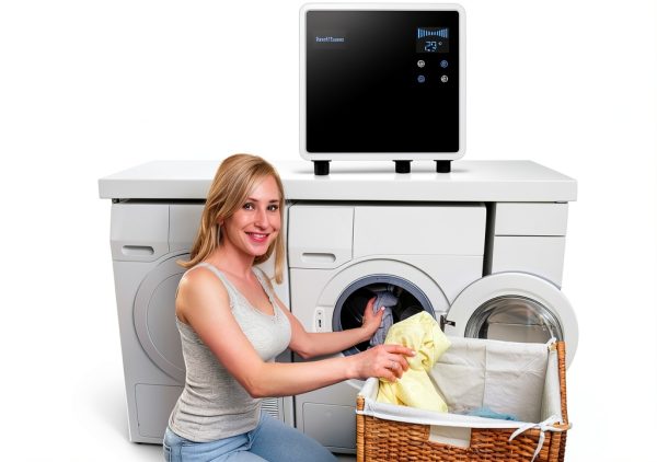 Ozone Laundry Washer System SantiCleana 2‑Outlet Sprayer Black Hose-6