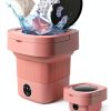 Portable Washing Machine MIHEQIKQI 9L Mini Foldable Orange Model 838-0