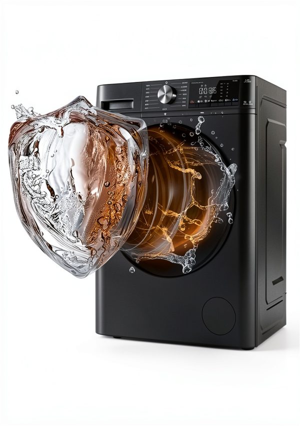 Washer and Dryer Combo, 5.0 cu.ft, with LED Display, 12 Cycle Selections All In One Washer Dryer,Large Capacity Front Load Washing Machine and Dryer, for Apartment RV Home-0