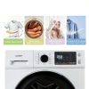 COMFEE’ 24" Washer and Dryer Combo 2.7 cu.ft 26lbs Washing Machine Steam Care, Overnight Dry, No Shaking Front Load Full-Automatic Machine, Dorm White-2