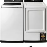 Samsung White Top Load Smart Washer/Dryer Pair 4.7/7.4 cu ft-0