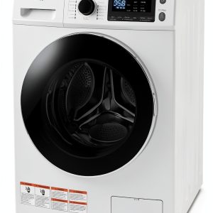 COMFEE’ 24" Washer and Dryer Combo 2.7 cu.ft 26lbs Washing Machine Steam Care, Overnight Dry, No Shaking Front Load Full-Automatic Machine, Dorm White-0