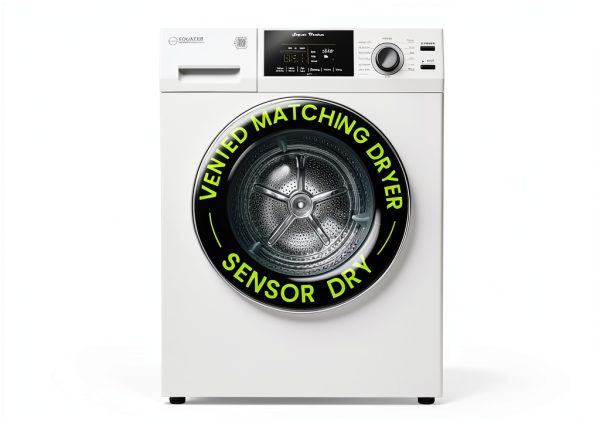Equator Matching Laundry Set 15lb Washer + 13lb Dryer, Steel Drum-6