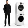 Equator Matching Laundry Set 15lb Washer + 13lb Dryer, Steel Drum-2