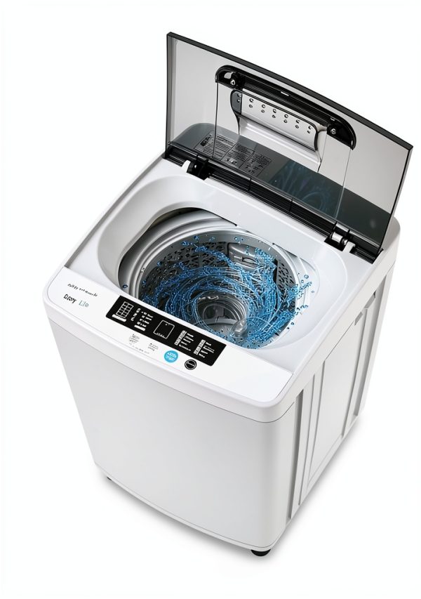 FUTADA Full Automatic Washing Machine 8.8 Lbs Washer Dryer with Light-1
