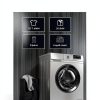 24-Inch Smart All-in-One Washer Dryer Combo, 5 cu. ft. Capacity, Wi-Fi Enabled with 14 Wash Cycles, 1400 RPM, Ventless Design, Stainless Steel Drum for Apartment RV Home-0