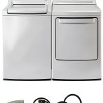 LG White Top Load Washer & 7.3 cu ft Dryer - Large Capacity Energy-0