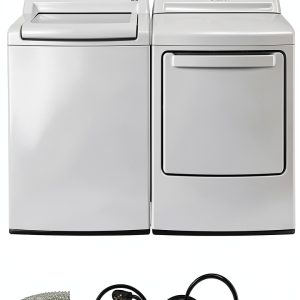 LG White Top Load Washer & 7.3 cu ft Dryer - Large Capacity Energy-0