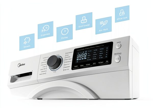 Midea 24 Inch Washer and Dryer Combo All-in-One 2.7 cu ft White-7