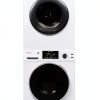 Equator Matching Laundry Set 15lb Washer + 13lb Dryer, Steel Drum-0