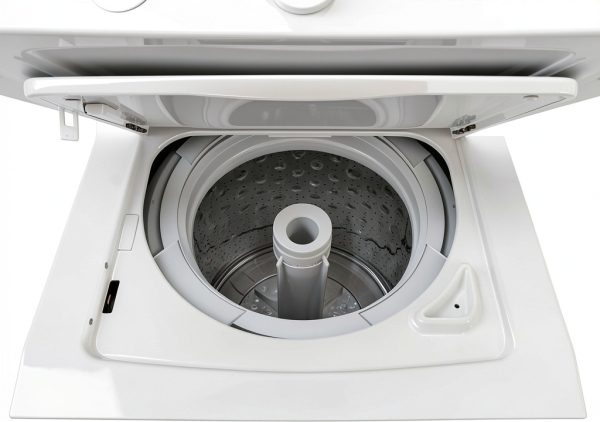 GE GUD24GSSMWW pairs a 2.3 cu ft quiet washer with a 4.4 cu ft gas-1